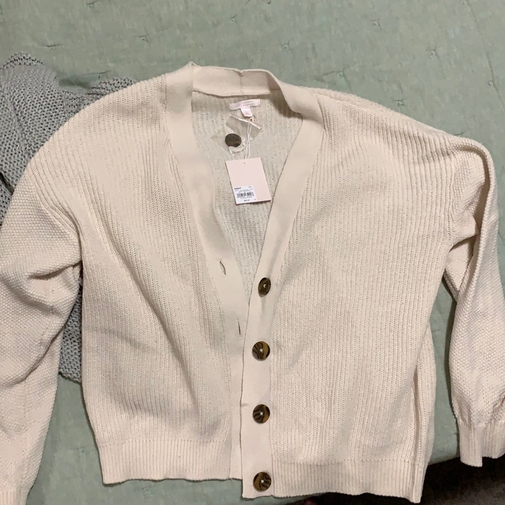 Cream cardigan
